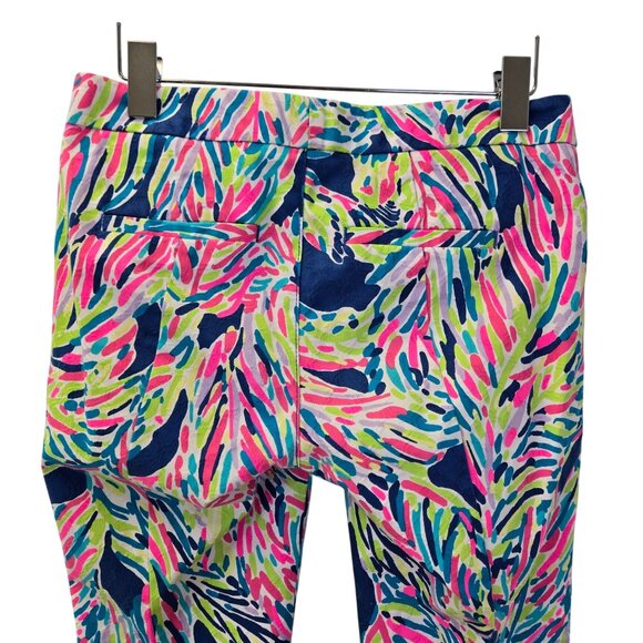 Lilly Pulitzer Textured Kelly Skinny Ankle Pant Size 2 - Picture 5 of 6